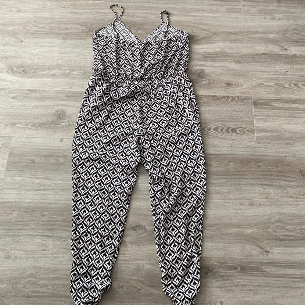 New York And Company Silky Spaghetti-Strap Woman’s Jumpsuit